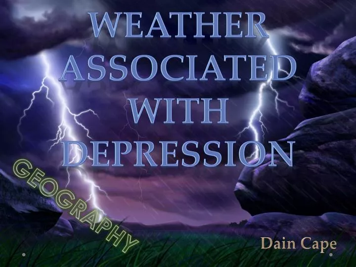 weather associated with depression