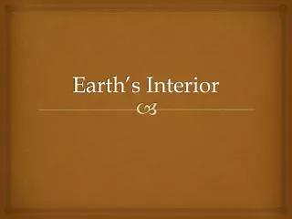 earth s interior