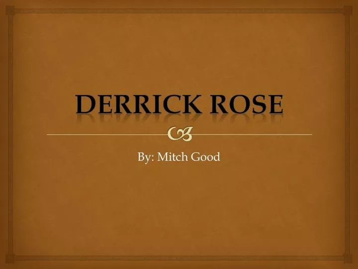 derrick rose