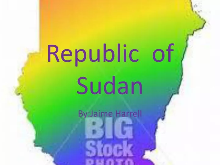 republic of sudan