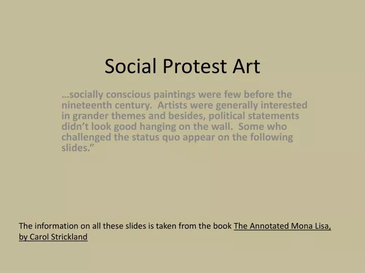 social protest art