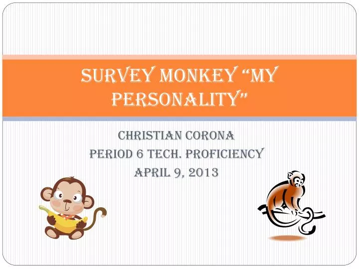 survey monkey my personality
