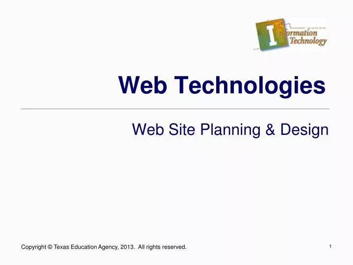 web technologies