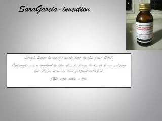 SaraGarcia -invention