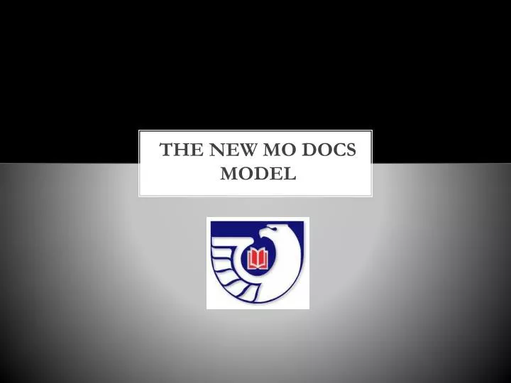 the new mo docs model