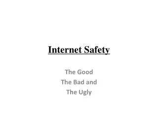 Internet Safety