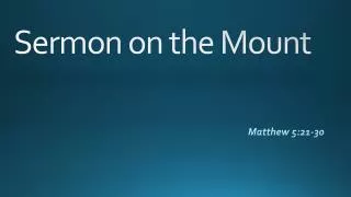 PPT - The Sermon On The Mount PowerPoint Presentation, Free Download ...