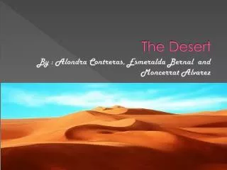 The Desert