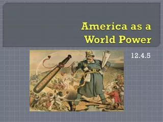 America as a World Power
