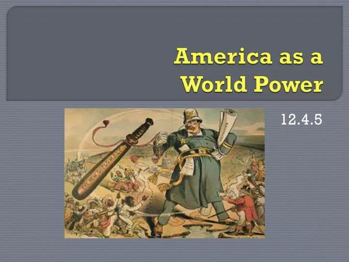 america as a world power