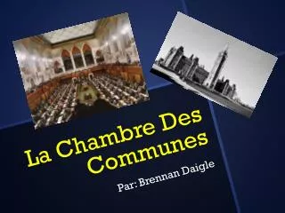 la chambre des communes