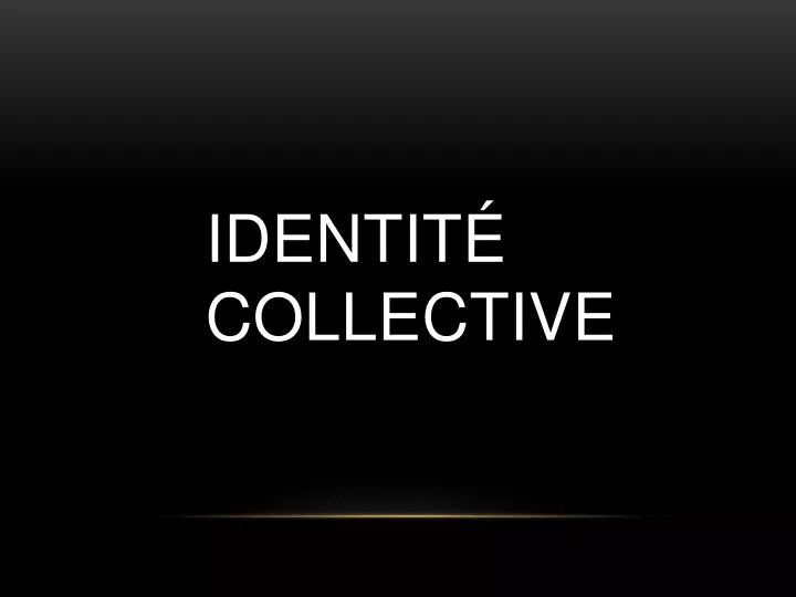 identit collective