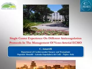 Single Center Experience On Different Anticoagulation