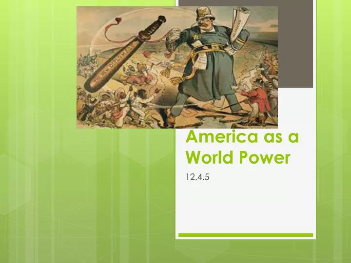 america as a world power