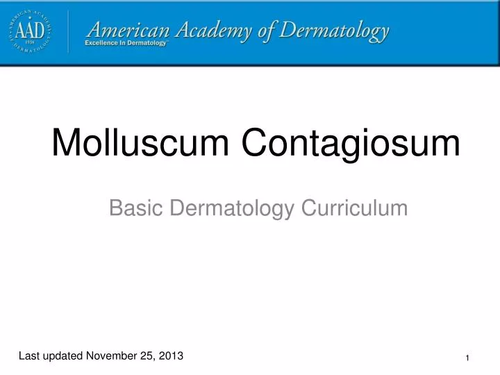 molluscum contagiosum