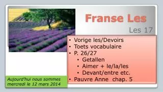 franse les