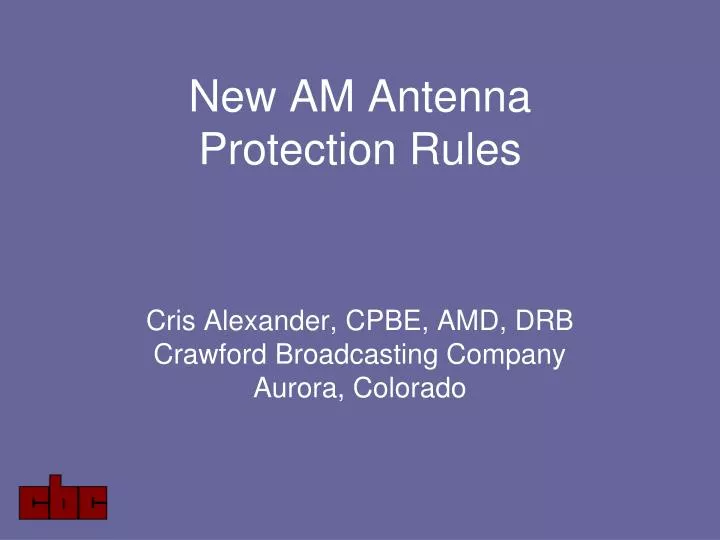 new am antenna protection rules