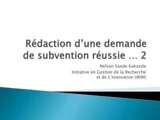 r daction d une demande de subvention r ussie 2