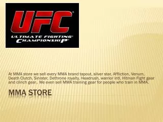 MMA store