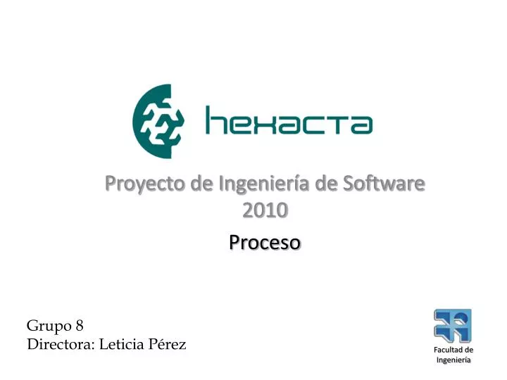 proyecto de ingenier a de software 2010 proceso