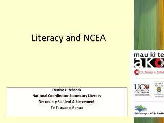 Literacy and NCEA