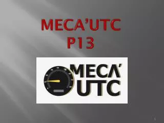 meca utc p13
