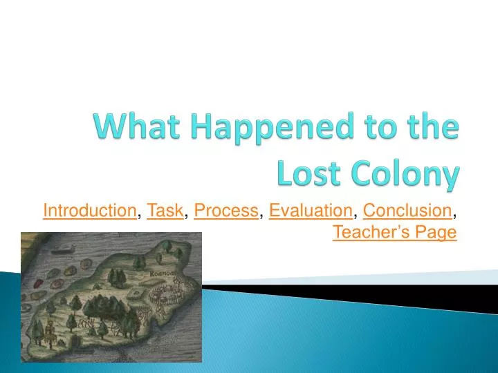 what happened to the lost colony