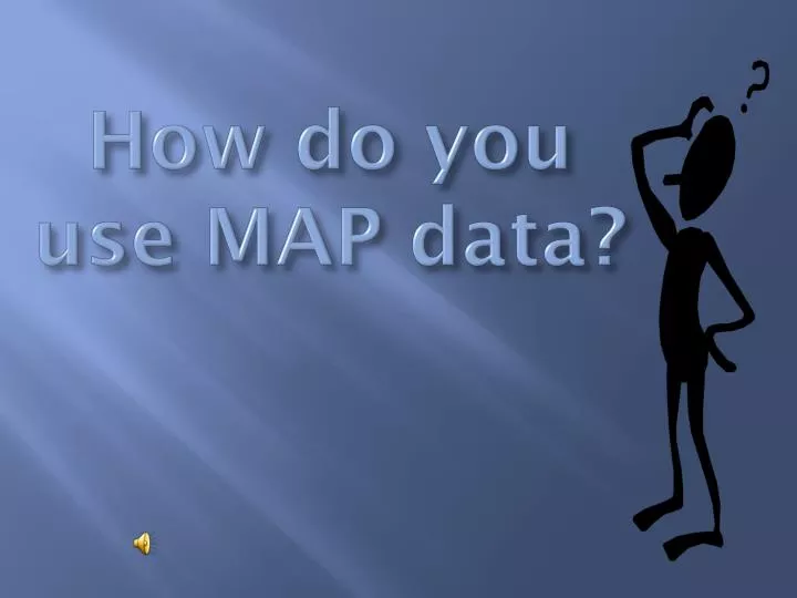 how do you use map data