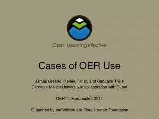 Cases of OER Use