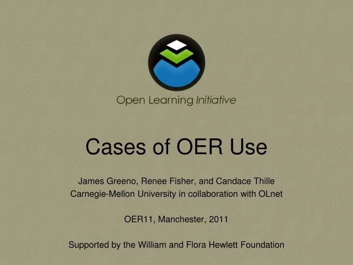cases of oer use