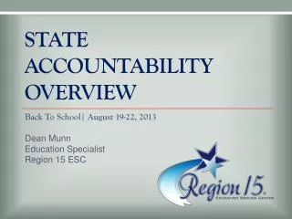 State Accountability Overview