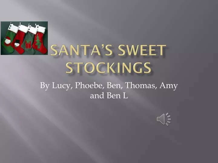 santa s sweet stockings