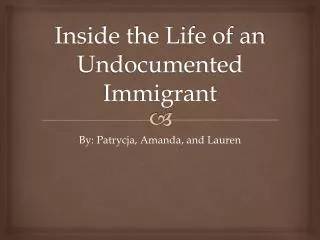 Inside the Life of an Undocumented Immigrant