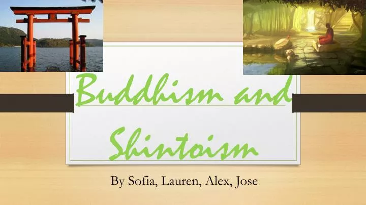 buddhism and s hintoism