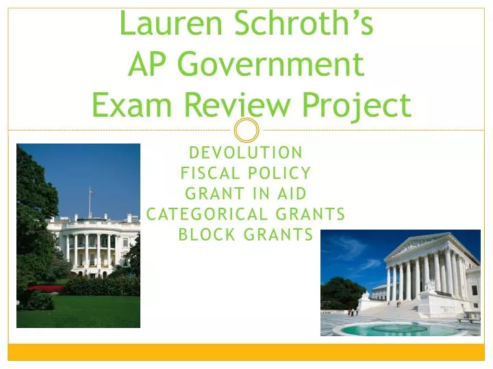 lauren schroth s ap government exam review project