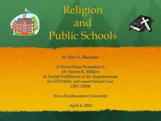 Religion and Public Schools