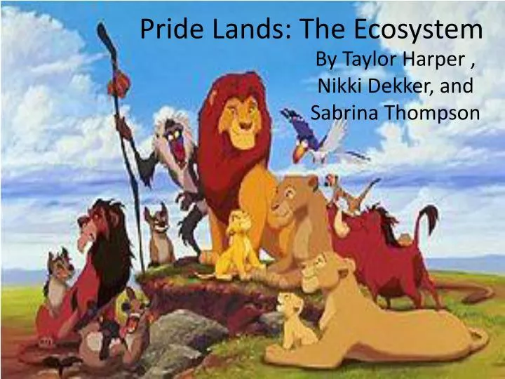 pride lands the ecosystem