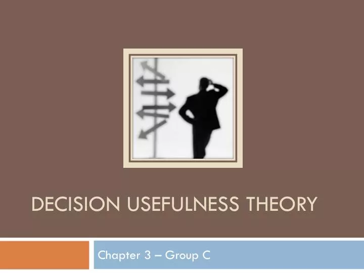 decision usefulness theory