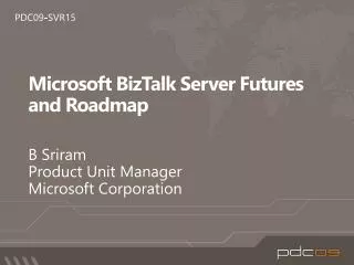 Microsoft BizTalk Server Futures and Roadmap