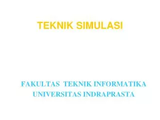 fakultas teknik informatika universitas indraprasta