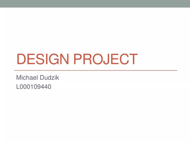 design project