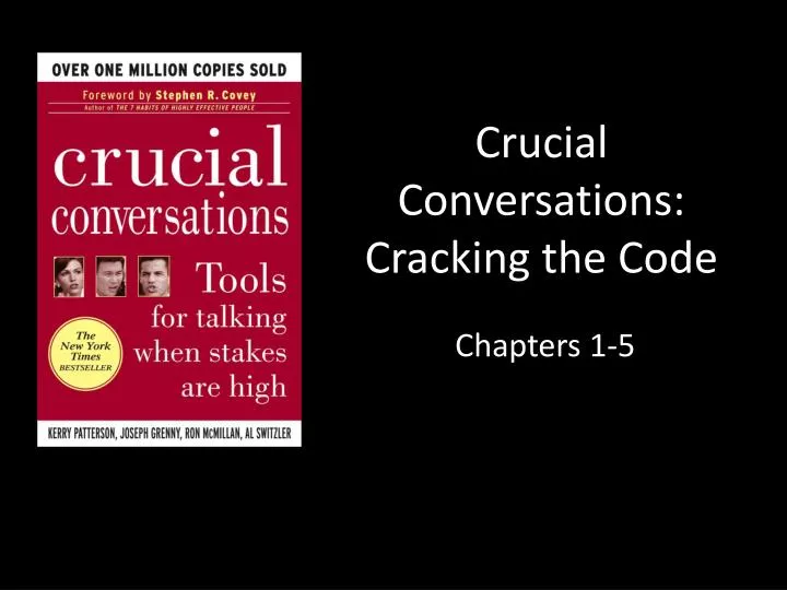 crucial conversations cracking the code