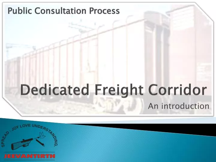 dedicated freight corridor