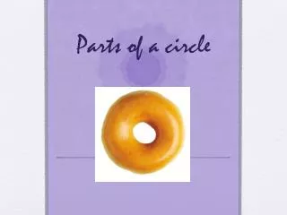 parts of a circle