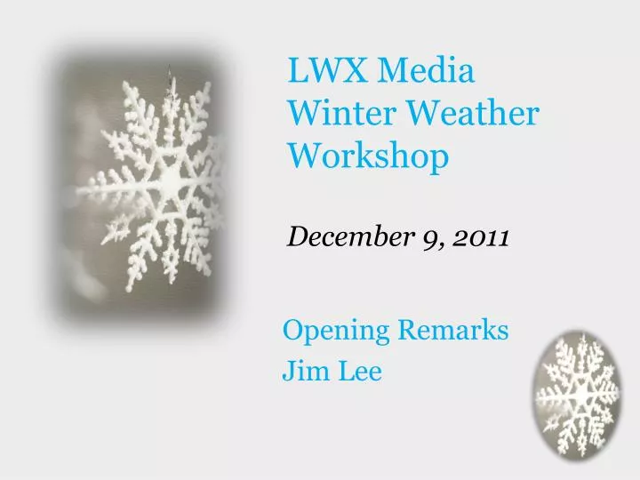 lwx media winter weather workshop december 9 2011