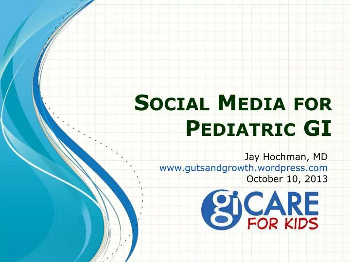social media for pediatric gi