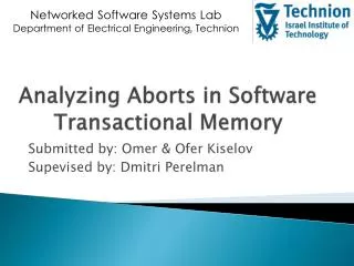 Analyzing Aborts in Software Transactional Memory