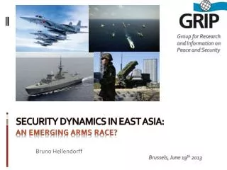 Security dynamics in East Asia: An emerging arms race?