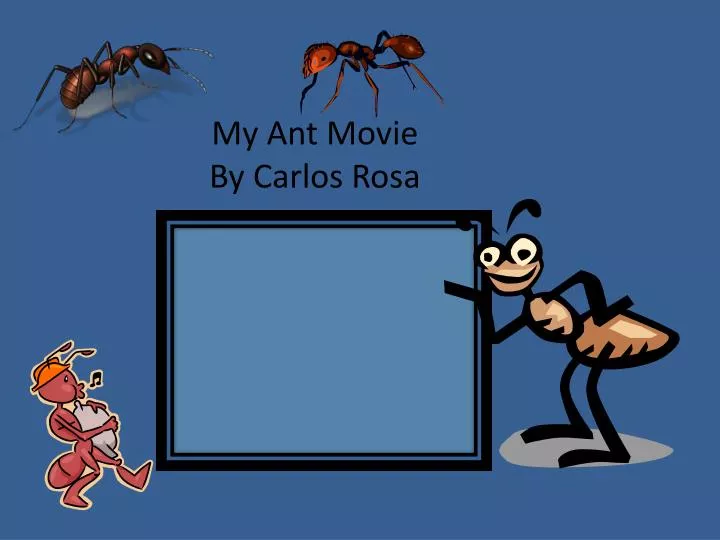 my ant movie by carlos rosa