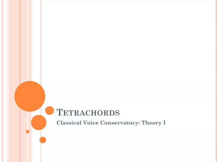 tetrachords